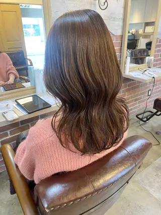 ロング カラー レイヤーカット/ 根本瑠実のヘアスタイル