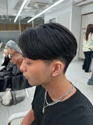 ショート パーマ メンズ 【メンズ縮毛矯正】 田中秀斗のヘアスタイル