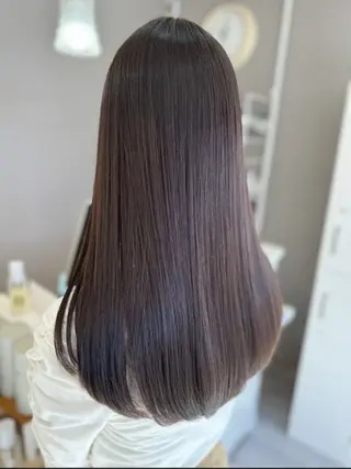 ロング レイヤー/透けカラー ✨KANAのヘアスタイル