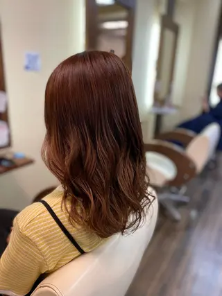 セミロング カラー メンズ 加藤 瑠美のヘアスタイル