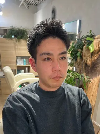 ショート メンズ 梅田茶屋町メンズ 専門美容師 山元一平のヘアスタイル