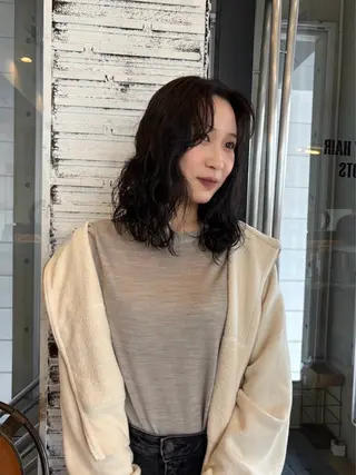 ロング カラー パーマ 名古屋カラー/ ななほ🌷⋆⭒˚のヘアスタイル