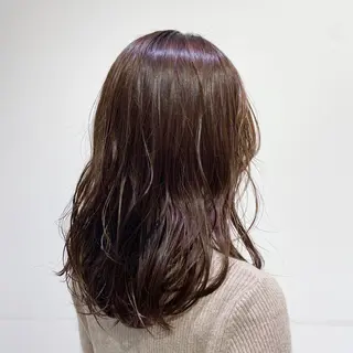 ロング カラー 横山 穂高のヘアスタイル