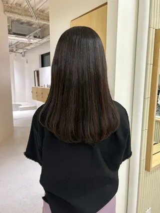 ロング 田中 樹奈のヘアスタイル