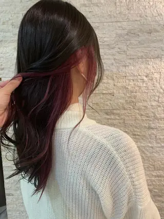 カラー ✄折橋 彩花🐶🍑のヘアスタイル