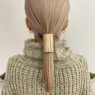 カラー ヘアアレンジ 【淡色color/ nail】maikoのネイルデザイン