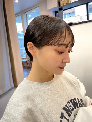 ショート ゆい 似合わせカットのヘアスタイル