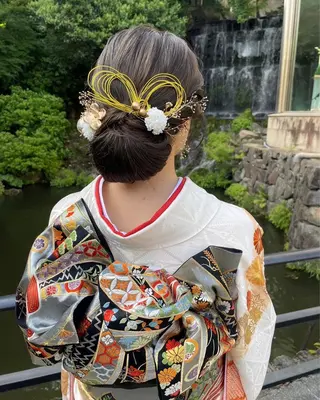 ミディアム ヘアアレンジ takebuchi harukaのヘアスタイル