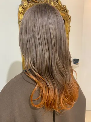 ロング ダブルカラー/透明感 💈JUNYA💈のヘアスタイル