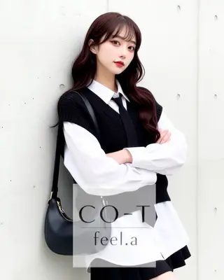 セミロング 石沢 知康のヘアスタイル