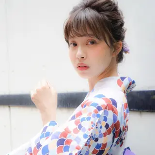 ヘアアレンジ 🪐脱白髪染め 🪐松尾菜々美のヘアスタイル