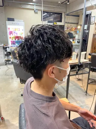 パーマ メンズ メンズ韓国ヘア👹 KAJIのヘアスタイル