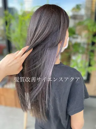 ロング カラー やまこし 美裕樹のヘアスタイル