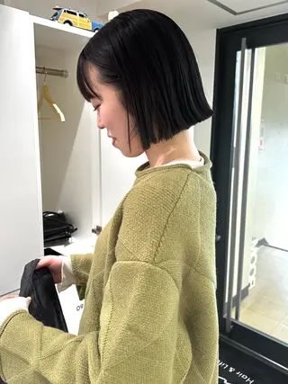 ショート カラー 水田 成美のヘアスタイル
