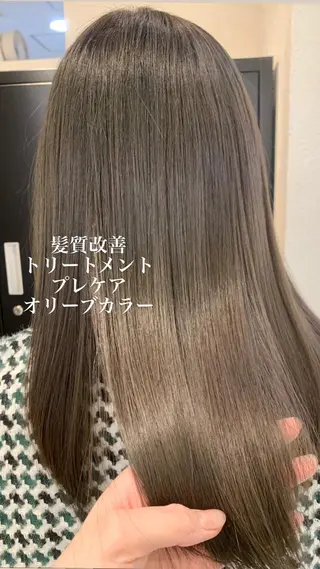 ロング カラー 似合わせカラー/艶 髪質改善/ヨシザキのヘアスタイル