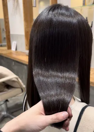 ミディアム 東梅田/美髪矯正/ 大貫一輝のヘアスタイル
