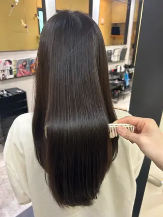 ロング カラー hub hair レイヤー/透明感のヘアスタイル