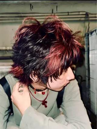 ショート カラー メンズ 大原 颯隼のヘアスタイル