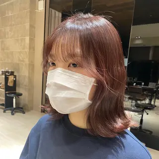 ミディアム カラー 髙木美緒🌿 レイヤー/アレンジのヘアスタイル