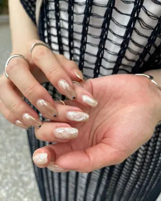 ネイル kiii.__ ✴︎*のネイルデザイン