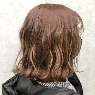 ミディアム カラー カラー職人 なかもと たつひろのヘアスタイル