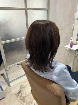ミディアム カラー 💙まこと💙艶 カラー(Rico)のヘアスタイル