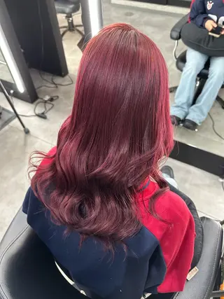 セミロング カラー 徳永 瑚心のヘアスタイル