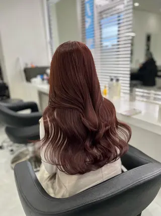 ロング まろっと艶感ブラウン ベージュ🤍まなかのヘアスタイル