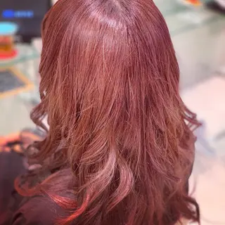 ロング カラー 髪質改善/ブリーチ メンズパーマ遠藤勇輝のヘアスタイル