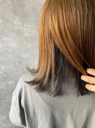 セミロング カラー Dali 【ダリー】 菊水店のヘアスタイル