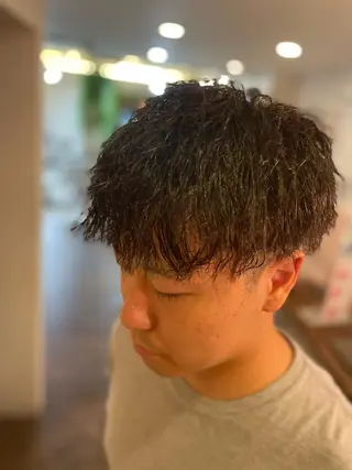 パーマ メンズ 伊丹Pilina 山田のヘアスタイル