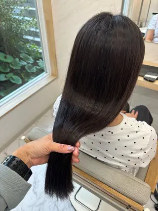 ロング パーマ 成瀬 千佳のヘアスタイル