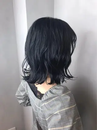 ミディアム カラー BROCANTE立川 karasawa.nのヘアスタイル