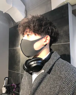 パーマ ヘアアレンジ メンズ メンズ特化✂️栗原 侑也のヘアスタイル