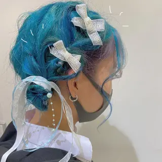 ミディアム カラー 🌼透け感カラー 🌼Rinaのヘアスタイル