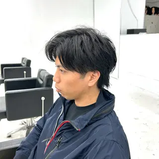 ショート パーマ メンズ 【メンズパーマ特化】 🍏網中勇喜のヘアスタイル