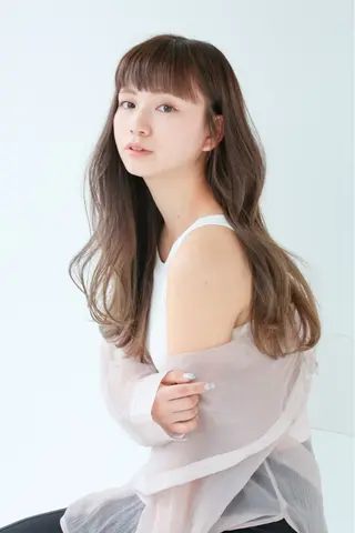 セミロング カラー ブリーチ/髪質改善 NYNY大久保のヘアスタイル