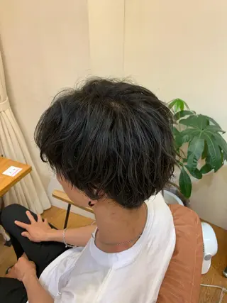 ショート カラー メンズ 似合わせ特化 /馬場 翼のヘアスタイル