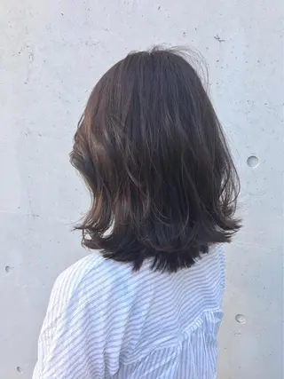 ミディアム ニュアンスパーマ/ レイヤー/茶屋町のヘアスタイル