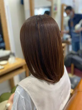 ミディアム カラー 森下 友　Dio...池袋のヘアスタイル