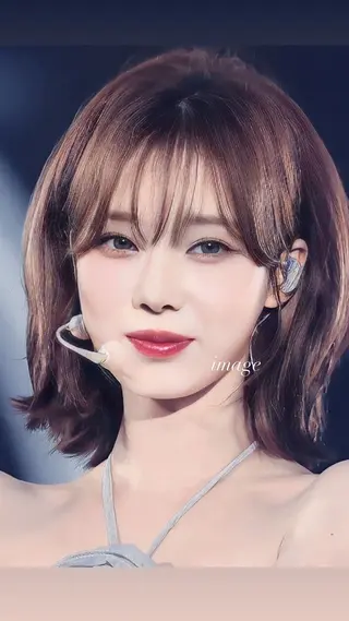 ミディアム ワンホン韓国風レイヤ ー/表参道/みづきのヘアスタイル