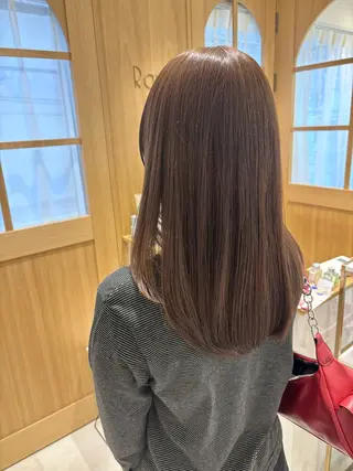 セミロング カラー 🌟当日予約OK🌟 西野楓加のヘアスタイル
