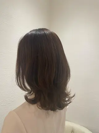 ミディアム 守川 七海のヘアスタイル