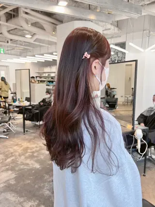 ミディアム カラー ヘアアレンジ 天神レイヤーカット No.1💖マユカのヘアスタイル