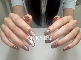 ミディアム Momoka 🦋のネイルデザイン