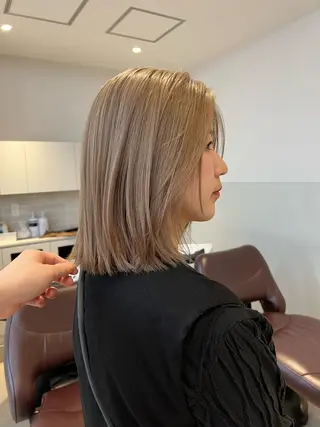 ミディアム カラー レイヤー専門家 ダブルカラー修のヘアスタイル