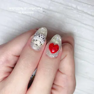ミディアム ネイル 🐾enen style 🐾のネイルデザイン