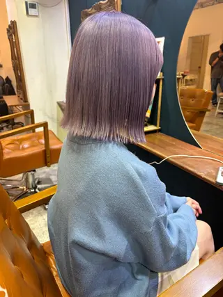 ミディアム カラー ヘアアレンジ 山口 樹里のヘアスタイル