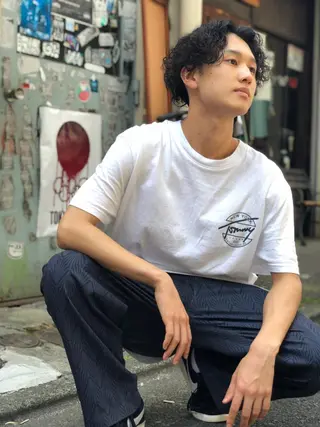 パーマ AYAKA 下北沢suuのヘアスタイル