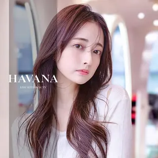 ロング カラー HAVANA 新宿のヘアスタイル